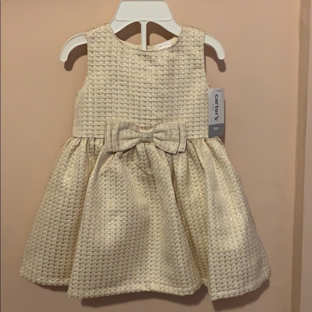 Cream and Gold dress